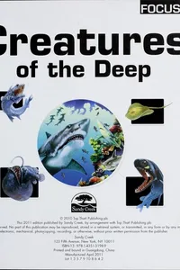 Cover of Creatures of the deep
