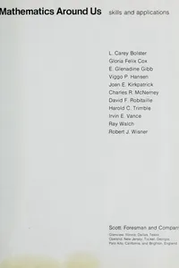 Mathematics around us