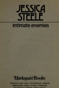 Cover of Intimate enemies by Jessica Steele