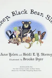 Cover of Sleep, black bear, sleep