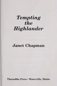 Tempting the highlander