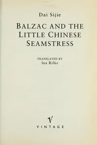 Capa de Balzac and the little Chinese seamstress por Dai Sijie