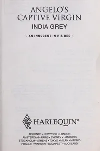 Angelo's Captive Virgin