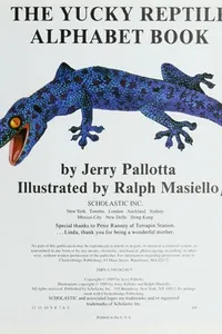 The yucky reptile alphabet book