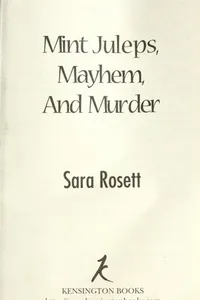 Mint juleps, mayhem, and murder