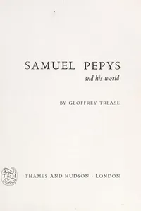 Samuel Pepys and his world