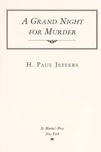 A grand night for murder