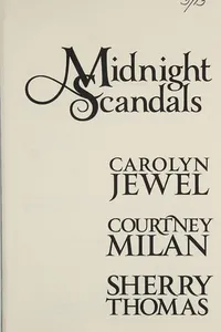 Capa de Midnight scandals por Sherry Thomas