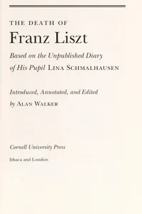 The death of Franz Liszt