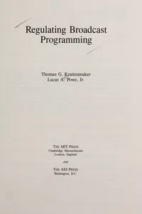 Regulating broadcast programming