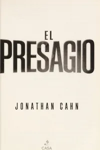 Cover of El presagio