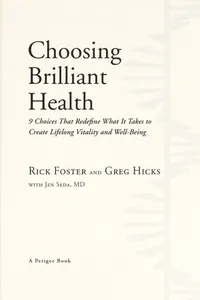Choosing brilliant health