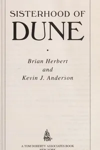 Cover of Sisterhood of Dune