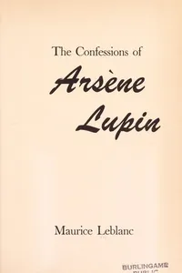 Les confidences d'Arsène Lupin