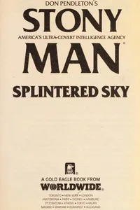 Cover of Splintered sky by Don Pendleton