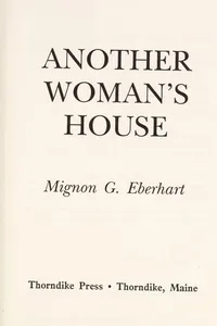 Another woman's house