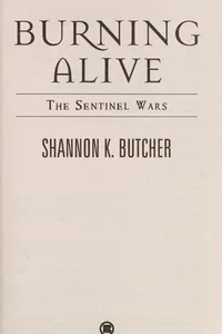 Capa de Burning alive por Shannon K. Butcher