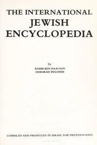 The international Jewish encyclopedia