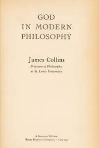 God in modern philosophy