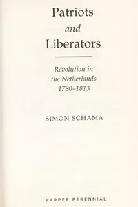 Cover of Patriots and liberators