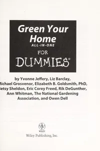 Green your home all-in-one for dummies