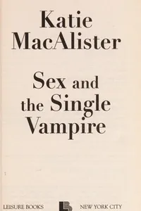 Capa de Sex and the single vampire por Katie MacAlister