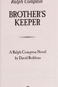 Cover of Ralph Compton brother's keeper by David Robbins