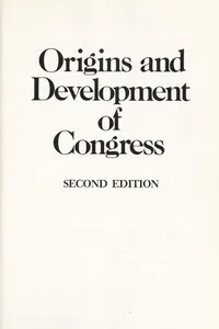 Origins and development of Congress