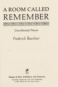 A room called Remember