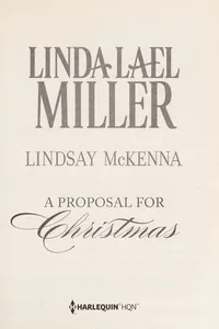 Capa de A proposal for Christmas por Linda Lael Miller