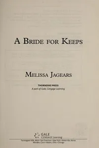 A bride for keeps