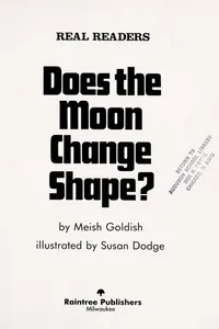 Does the moon change shape?