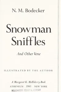 Snowman sniffles and other verse