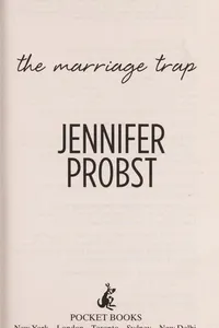 Cover of The marriage trap by Jennifer Probst