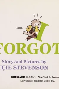 Cover of I forgot