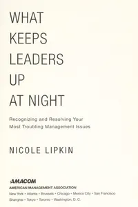 What keeps leaders up at night