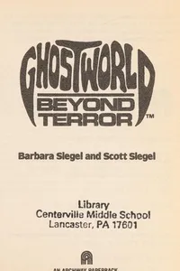 Beyond Terror (Ghostworld 1)
