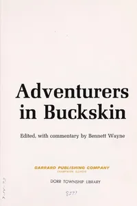 Adventurers in buckskin