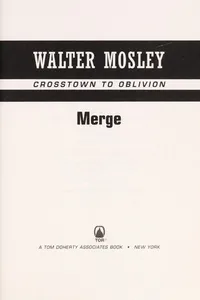 Capa de Merge--Disciple por Walter Mosley