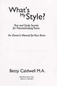 What's my style?