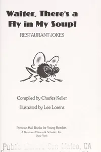 Waiter, there's a fly in my soup!