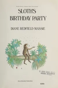 Sloth's birthday party