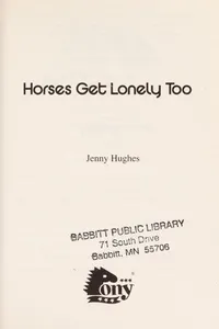 Capa de Horses get lonely too