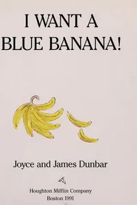 I want a blue banana