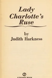 Lady Charlotte's Ruse