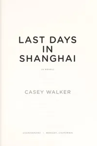 Last Days in Shanghai