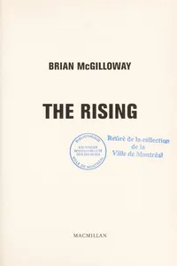 Cover of The rising