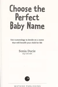 Choose the perfect baby name