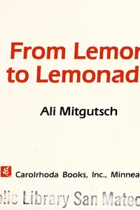 From lemon to lemonade