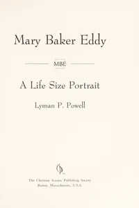 Capa de Mary Baker Eddy